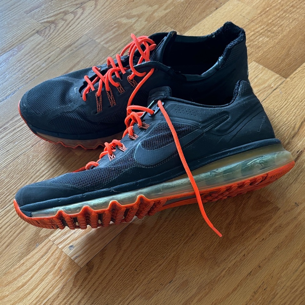 Nike Air Max 2013 EXT – Anthracite – Total Orange size 10 - Picture 2 of 4